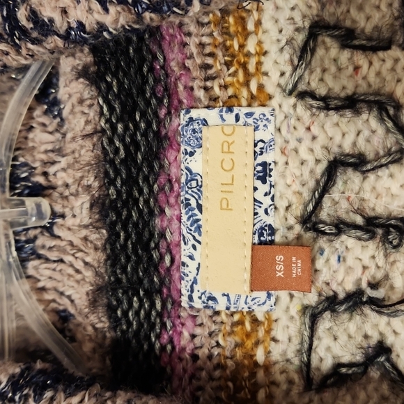 Anthropologie Sweaters Pilcro Fringed Evil Eye Cardigan Poshmark